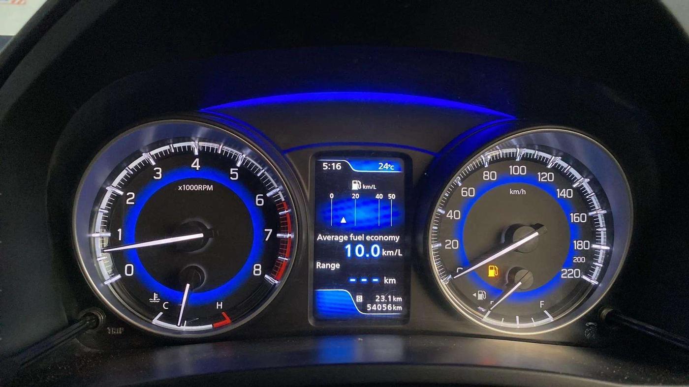2021 Toyota Glanza G, Petrol, Manual, 54,070 km, Odometer Image