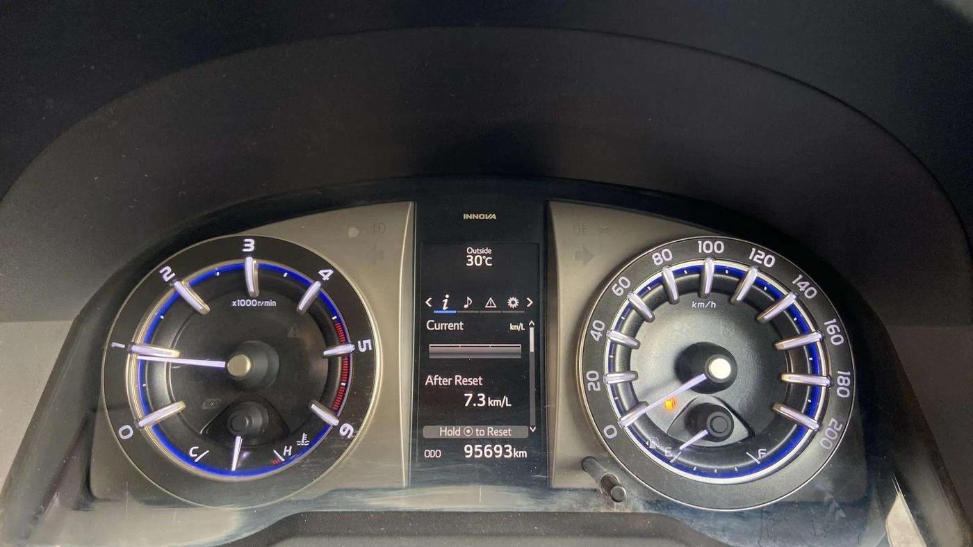2016 Toyota Innova Crysta 2.4 VX 8 STR, Diesel, Manual, 95,502 km, Odometer Image