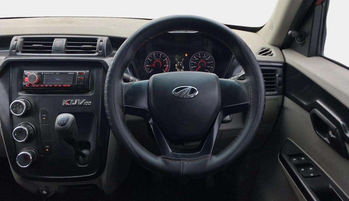 2017 Mahindra Kuv100 K4 PLUS 6 STR, Petrol, Manual, 82,153 km, Steering Wheel Close Up