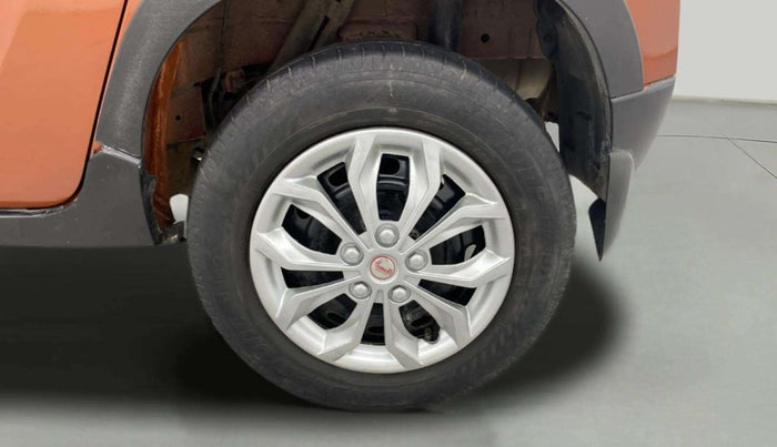 2017 Mahindra Kuv100 K4 PLUS 6 STR, Petrol, Manual, 82,153 km, Left Rear Wheel