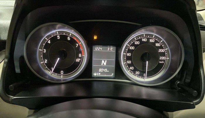 2023 Maruti Dzire ZXI AMT, Petrol, Automatic, 8,033 km, Odometer Image