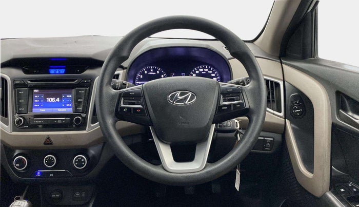 2017 Hyundai Creta E PLUS 1.6 PETROL, Petrol, Manual, 43,623 km, Steering Wheel Close Up
