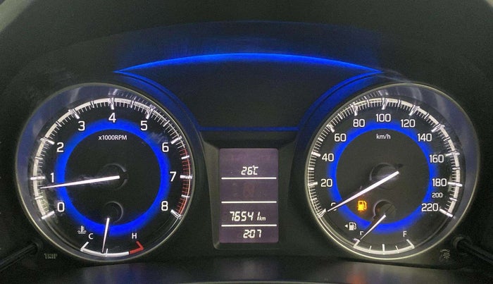 2016 Maruti Baleno DELTA PETROL 1.2, Petrol, Manual, 76,753 km, Odometer Image