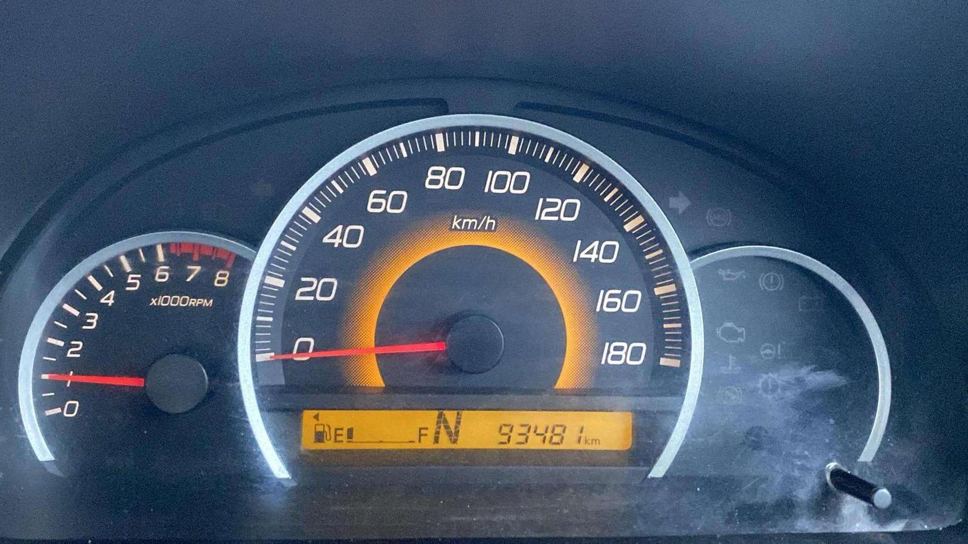 2016 Maruti Wagon R 1.0 VXI AMT, Petrol, Automatic, 93,646 km, Odometer Image