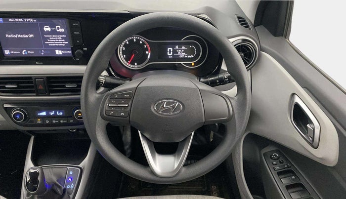 2021 Hyundai GRAND I10 NIOS SPORTZ AMT 1.2 KAPPA VTVT, Petrol, Automatic, 13,215 km, Steering Wheel Close Up