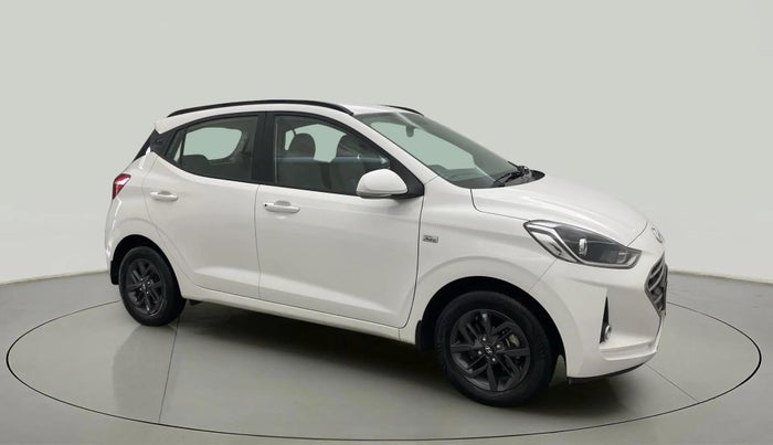 2021 Hyundai GRAND I10 NIOS SPORTZ AMT 1.2 KAPPA VTVT, Petrol, Automatic, 13,215 km, Right Front Diagonal