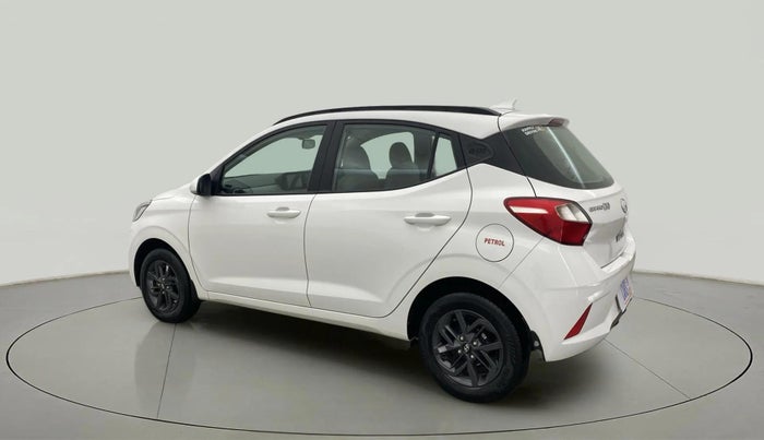 2021 Hyundai GRAND I10 NIOS SPORTZ AMT 1.2 KAPPA VTVT, Petrol, Automatic, 13,215 km, Left Back Diagonal