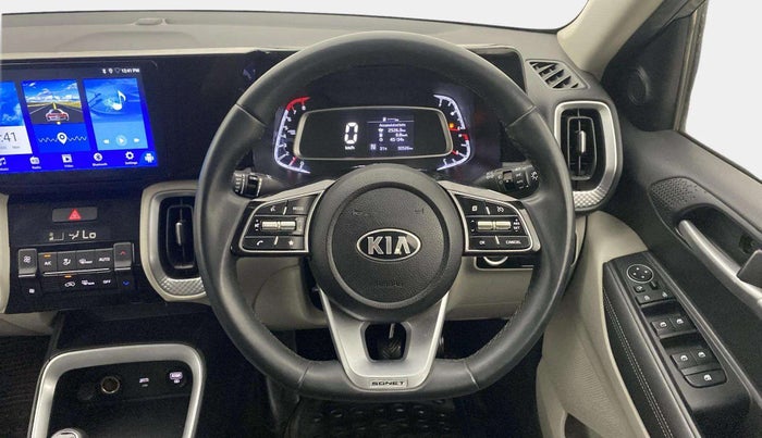 2020 KIA SONET HTX 1.0 IMT, Petrol, Manual, 32,489 km, Steering Wheel Close Up