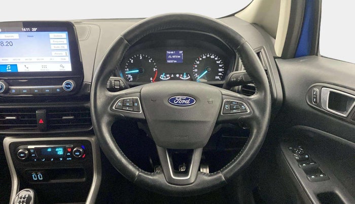 2018 Ford Ecosport TITANIUM 1.5L DIESEL, Diesel, Manual, 1,02,297 km, Steering Wheel Close Up