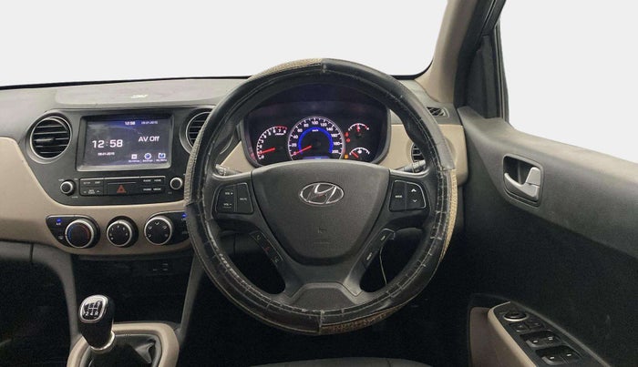 2018 Hyundai Grand i10 SPORTZ 1.2 KAPPA VTVT, Petrol, Manual, 65,281 km, Steering Wheel Close Up