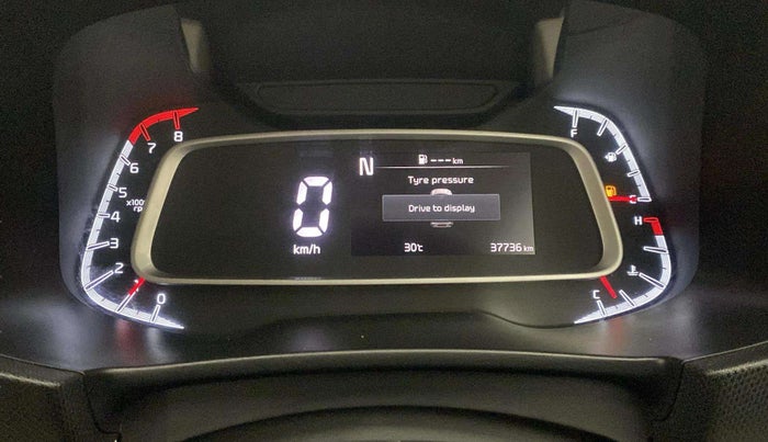 2021 KIA SONET HTX PLUS 1.0 IMT, Petrol, Manual, 37,728 km, Odometer Image