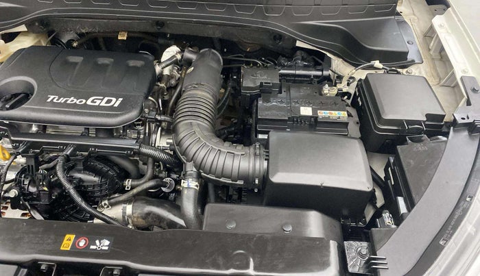 2021 KIA SONET HTX PLUS 1.0 IMT, Petrol, Manual, 37,728 km, Engine View - Left