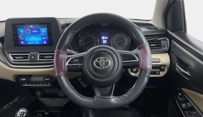 2022 Toyota Glanza G, Petrol, Manual, 65,296 km, Steering Wheel Close Up