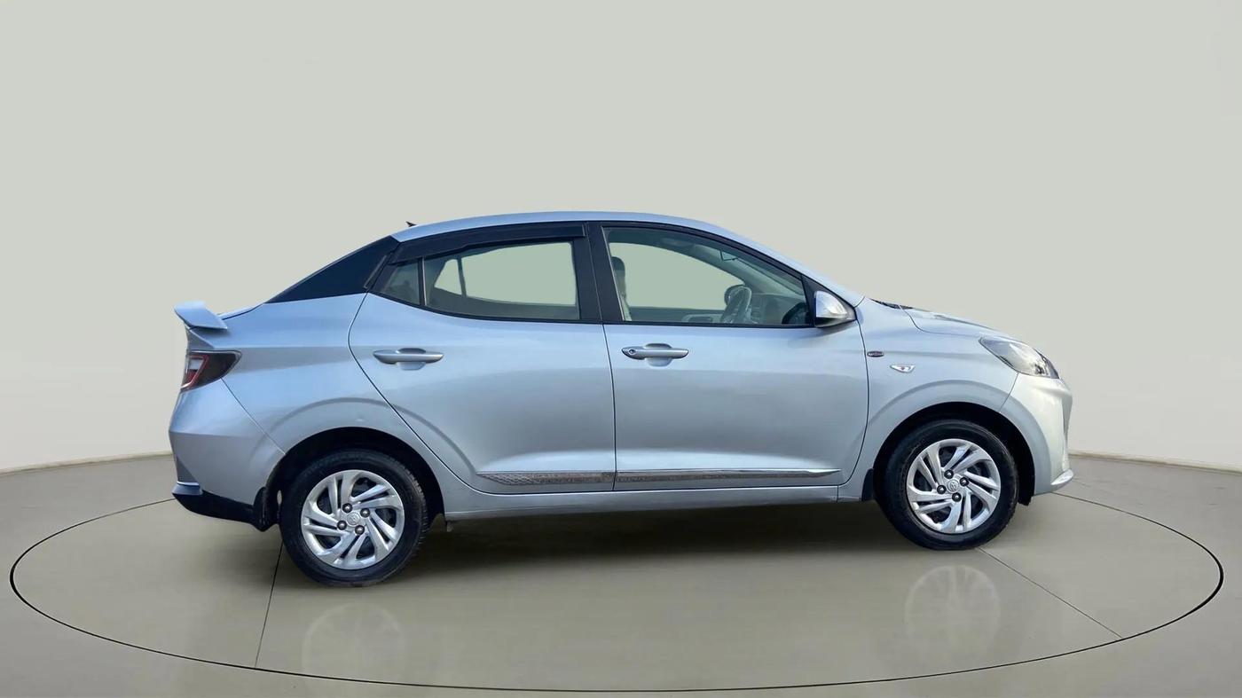 2022 Hyundai AURA S 1.2 CNG, CNG, Manual, 54,771 km, Right Side View