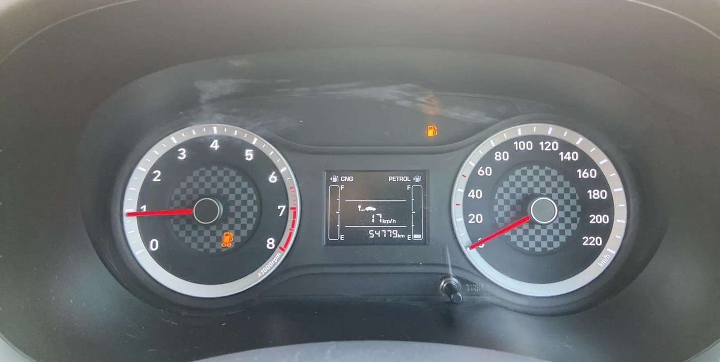 2022 Hyundai AURA S 1.2 CNG, CNG, Manual, 54,771 km, Odometer Image