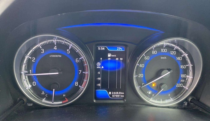 2018 Maruti Baleno ALPHA PETROL 1.2, Petrol, Manual, 67,053 km, Odometer Image