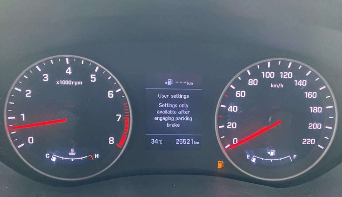 2020 Hyundai Elite i20 ASTA 1.2 (O), Petrol, Manual, 25,521 km, Odometer Image