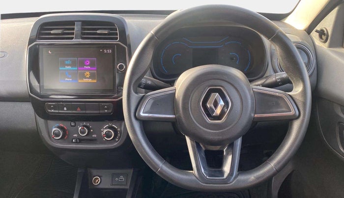 2021 Renault Kwid RXT 1.0 AMT (O), Petrol, Automatic, 29,715 km, Steering Wheel Close Up