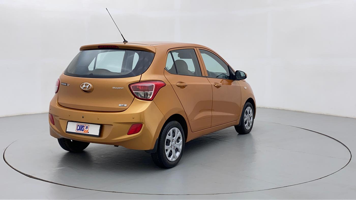 2016 Hyundai Grand i10 MAGNA 1.2 KAPPA VTVT, Petrol, Manual, 16,917 km, Right Back Diagonal (45- Degree) View