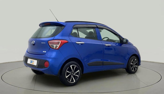 2019 Hyundai Grand i10 SPORTZ 1.2 KAPPA VTVT, Petrol, Manual, 55,039 km, Right Back Diagonal