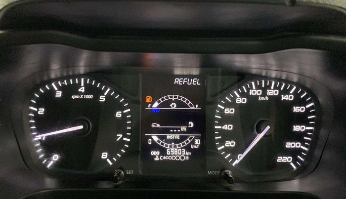 2021 Tata ALTROZ XE PETROL, Petrol, Manual, 69,849 km, Odometer Image