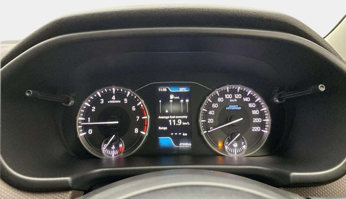 2022 Maruti BREZZA ZXI SMART HYBRID , Petrol, Manual, 47,877 km, Odometer Image