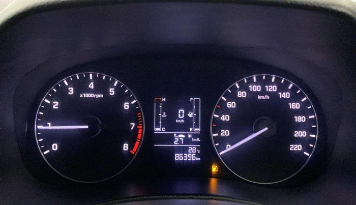 2019 Hyundai Creta SX 1.6 PETROL, Petrol, Manual, 86,391 km, Odometer Image