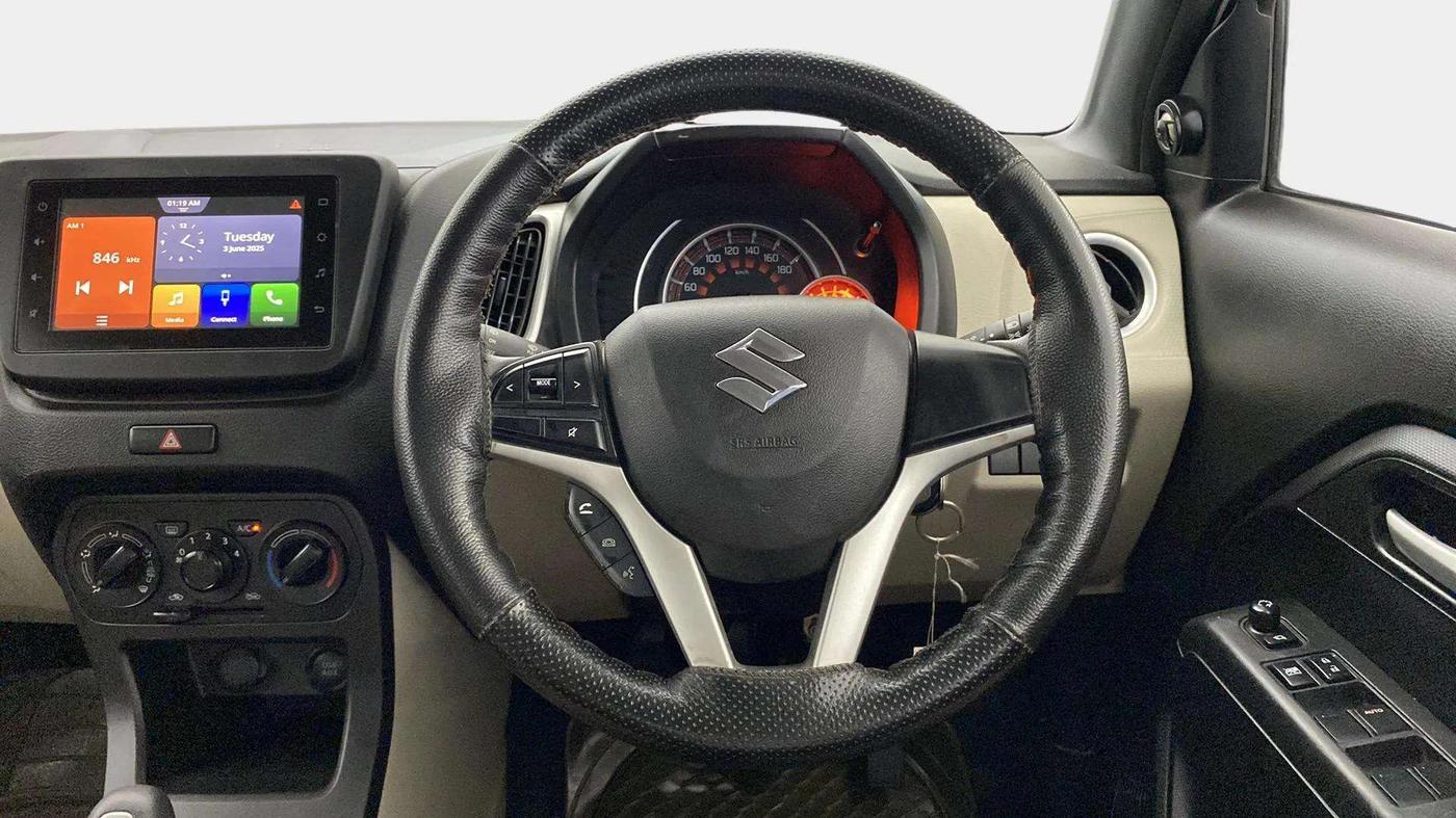 2019 Maruti New Wagon-R ZXI 1.2 AMT, Petrol, Automatic, 22,261 km, Steering Wheel Close Up