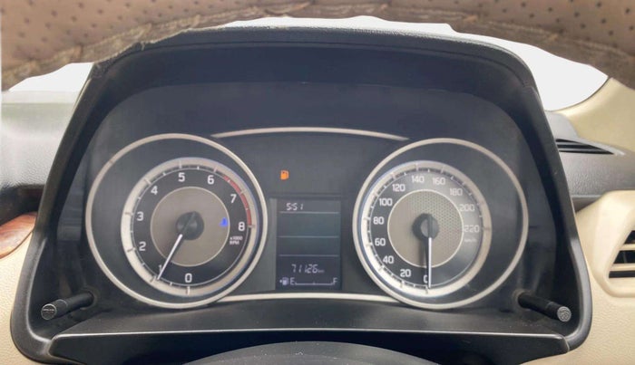 2018 Maruti Dzire VXI, Petrol, Manual, 71,122 km, Odometer Image