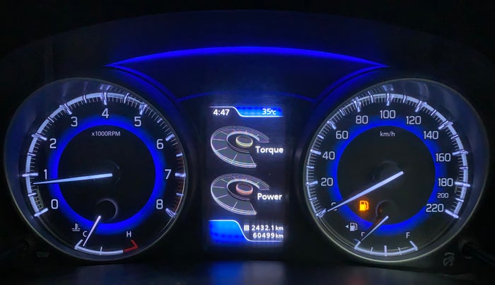 2017 Maruti Baleno ZETA PETROL 1.2, Petrol, Manual, 60,499 km, Odometer Image