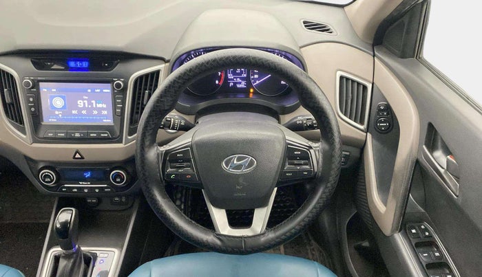 2017 Hyundai Creta SX PLUS AT 1.6 PETROL, Petrol, Automatic, 76,968 km, Steering Wheel Close Up