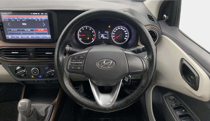 2022 Hyundai AURA S 1.2 CNG, CNG, Manual, 39,695 km, Steering Wheel Close Up