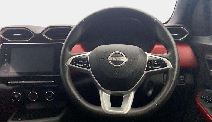 2022 Nissan MAGNITE XV TURBO RED EDITION, Petrol, Manual, 18,293 km, Steering Wheel Close Up