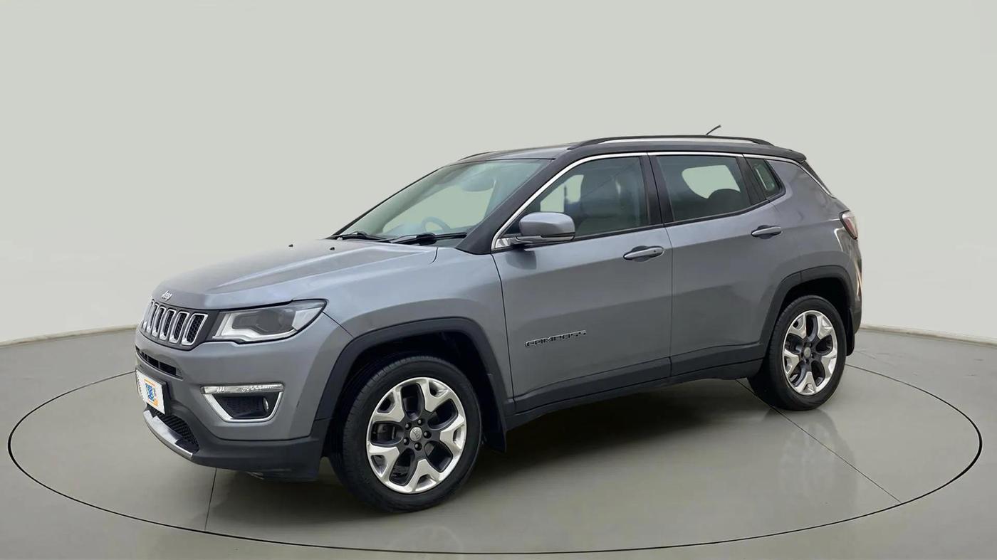 2019 Jeep Compass LIMITED PLUS PETROL AT, Petrol, Automatic, 47,624 km, Left Front Diagonal