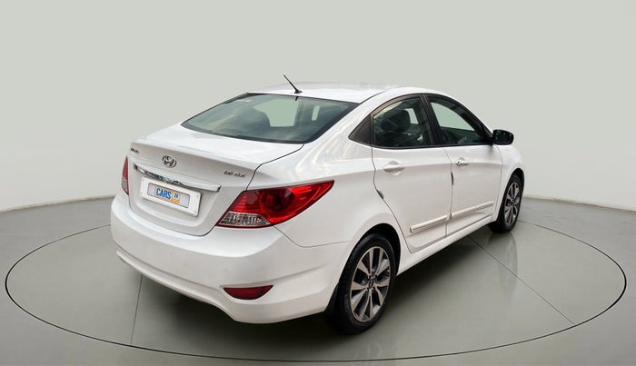 2013 Hyundai Verna FLUIDIC 1.6 VTVT SX, Petrol, Manual, 71,735 km, Right Back Diagonal