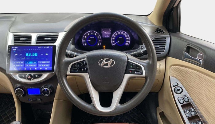 2013 Hyundai Verna FLUIDIC 1.6 VTVT SX, Petrol, Manual, 71,735 km, Steering Wheel Close Up