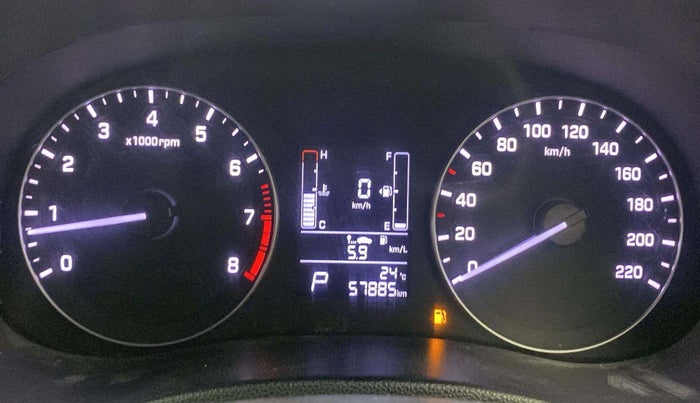 2018 Hyundai Creta SX AT 1.6 PETROL, Petrol, Automatic, 57,881 km, Odometer Image