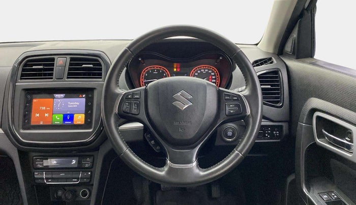 2020 Maruti Vitara Brezza ZXI PLUS, Petrol, Manual, 55,513 km, Steering Wheel Close Up