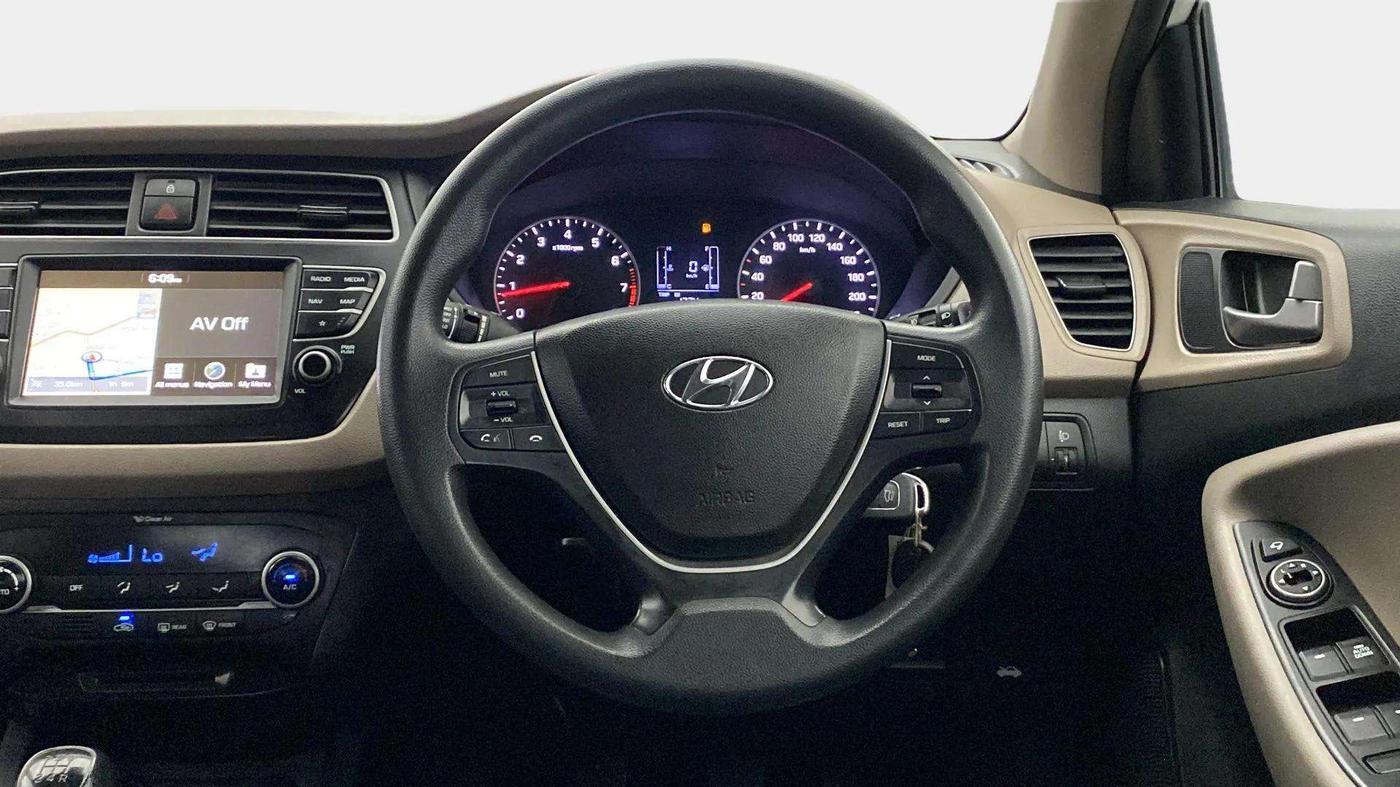 2018 Hyundai Elite i20 ASTA 1.2, Petrol, Manual, 52,327 km, Steering Wheel Close Up