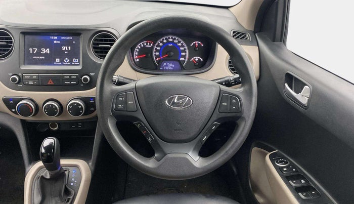 2018 Hyundai Grand i10 SPORTZ AT 1.2 KAPPA VTVT, Petrol, Automatic, 37,288 km, Steering Wheel Close Up