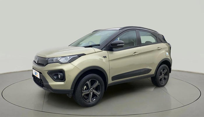 2022 Tata NEXON XZA PLUS (PREMIUM) KAZIRANGA PETROL, Petrol, Automatic, 27,027 km, Left Front Diagonal
