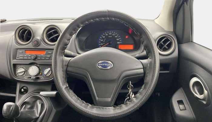 2018 Datsun Go Plus T, Petrol, Manual, 12,396 km, Steering Wheel Close Up