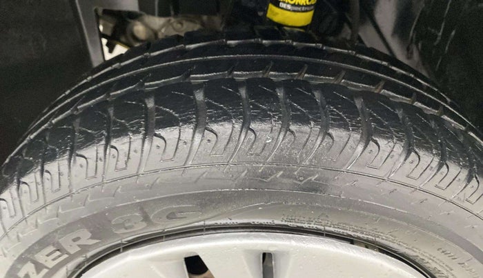 2018 Datsun Go Plus T, Petrol, Manual, 12,396 km, Left Front Tyre Tread