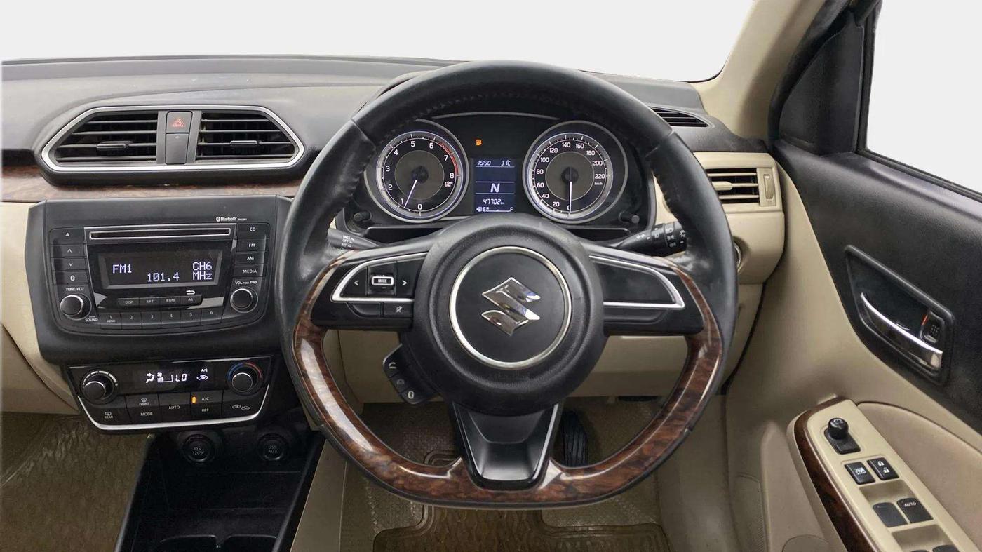 2019 Maruti Dzire ZXI AMT, Petrol, Automatic, 47,814 km, Steering Wheel Close Up