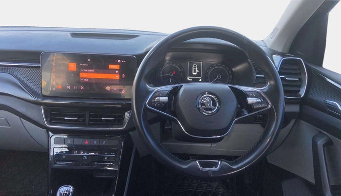 2021 Skoda KUSHAQ STYLE 1.0L TSI MT, Petrol, Manual, 29,595 km, Steering Wheel Close Up