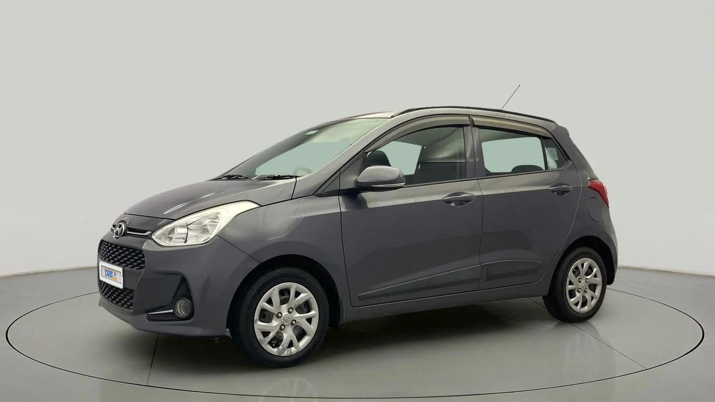2018 Hyundai Grand i10 SPORTZ 1.2 KAPPA VTVT, Petrol, Manual, 62,201 km, Left Front Diagonal