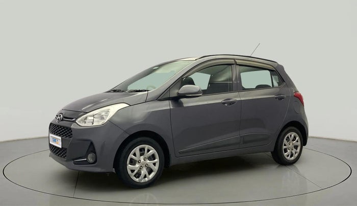 2018 Hyundai Grand i10 SPORTZ 1.2 KAPPA VTVT, Petrol, Manual, 62,201 km, Left Front Diagonal