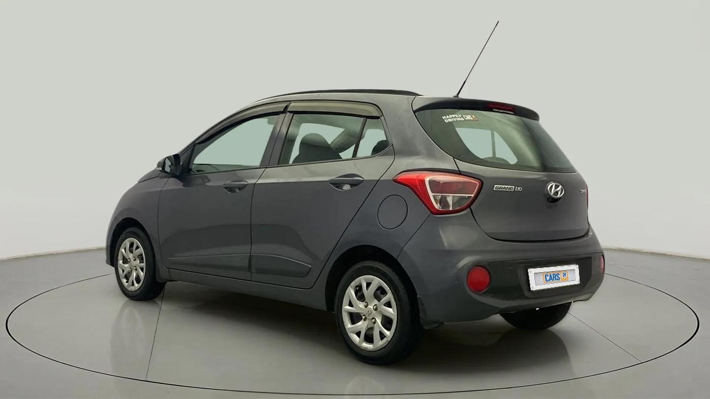 2018 Hyundai Grand i10 SPORTZ 1.2 KAPPA VTVT, Petrol, Manual, 62,201 km, Left Back Diagonal