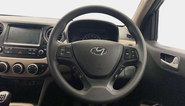 2018 Hyundai Grand i10 SPORTZ 1.2 KAPPA VTVT, Petrol, Manual, 62,201 km, Steering Wheel Close Up