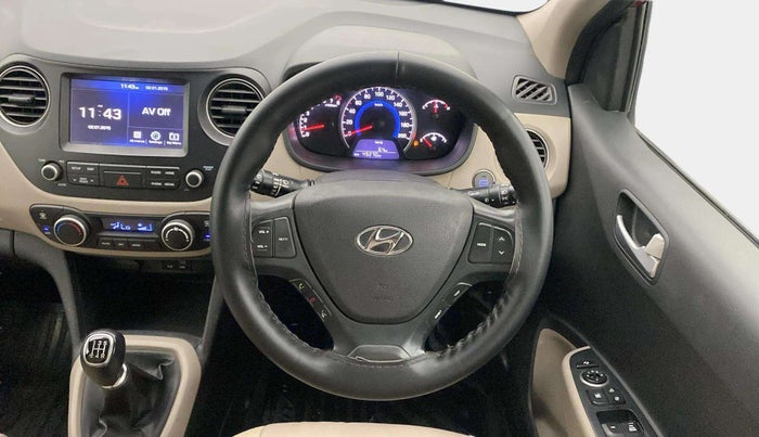 2019 Hyundai Grand i10 ASTA 1.2 KAPPA VTVT, Petrol, Manual, 49,271 km, Steering Wheel Close Up
